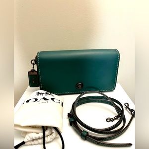 Coach 1941 dark turquoise dinky bag RARE
